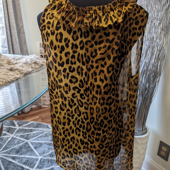 Leopard ruffle blouse - Picture 5 of 8
